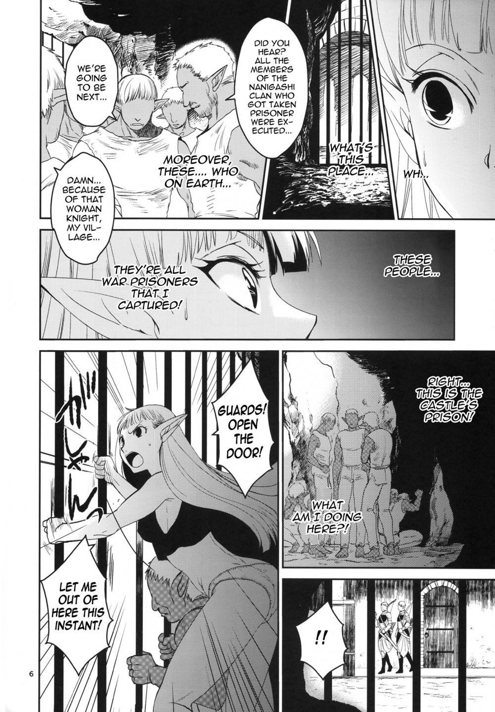 Hentai Manga Comic-Passion of Female Elf Knight-Read-7